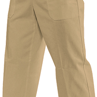 PANTALONI ELASTICO MISTO COTONE